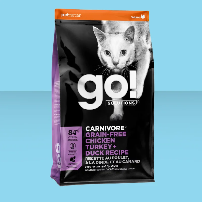 Go! Cat Carnivore Chicken Turkey & Duck 8# S