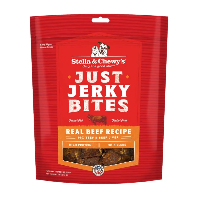 Stella & Chewy's Just Jerky Bites Beef Dog Treats 6oz